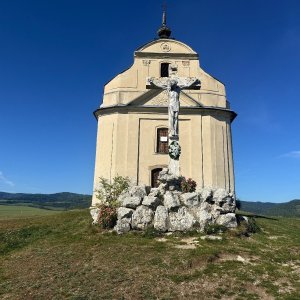 Petra Čechová on the summit of Sivá Brada (22.9.2025 14:16)