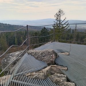 Pavlína on the summit of Bradlo (29.3.2025 15:22)