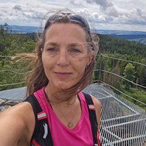 Marcela Kubíčková on the summit of Bradlo (5.7.2026 15:13)
