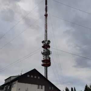 Filip on the summit of Javořice (27.12.2019 14:23)