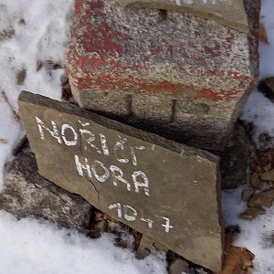 Ondra na vrcholu Nořičí hora (16.1.2022 15:30)