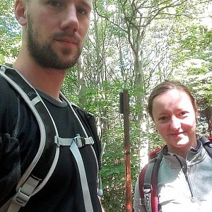 Paja&Tom na vrcholu Nořičí hora (15.7.2018 12:00)