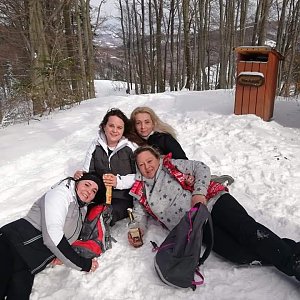 Sima na vrcholu Filipka (29.2.2020)