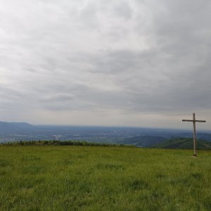 Vojta Žiak on the summit of Loučka (10.5.2025 17:11)