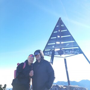 Leottomontagne na vrcholu Jebel Toubkal (6.7.2024 9:28)