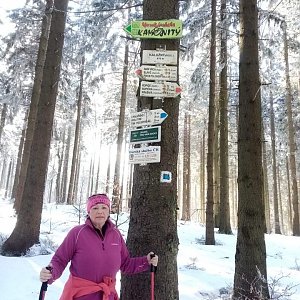 Nuny na vrcholu Kalužný (28.2.2021 18:04)