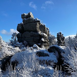 Martin Matějka na vrcholu Velká Hejšovina (19.11.2022 11:47)