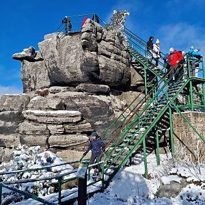 Cesty Haničky a Milana na vrcholu Velká Hejšovina (20.11.2022 12:27)