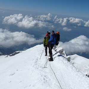 Martin Horáček na vrcholu Rocher de la Tournette (8.9.2012 14:06)