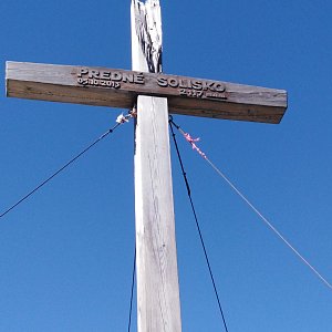 Radek na vrcholu Predné Solisko (1.8.2020 14:38)