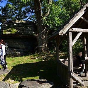 Veronika Trančíková na vrcholu Čertův kámen (24.9.2022 14:40)