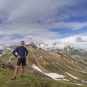 Jiří Králík on the summit of Kendlkopf (9.6.2018 7:39)
