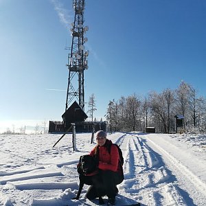 Petr Šrámek na vrcholu Kubánkov (8.12.2021 12:00)