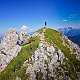 Jiří Králík na vrcholu Ostrv / Kainradlturm