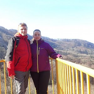 Janča na vrcholu Raškova vyhlídka (6.3.2019 8:52)