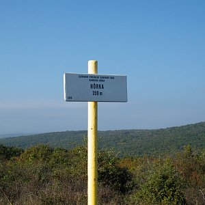 Norbert Mogyorósi on the summit of Hôrka (10.10.2014 15:05)