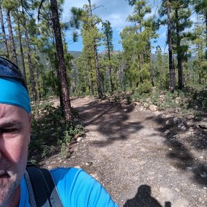 Li Be on the summit of Montaña Mohino (16.1.2024 11:01)