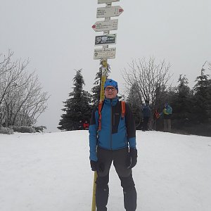 BřeťaNJ na vrcholu Smrk (15.1.2022 20:58)