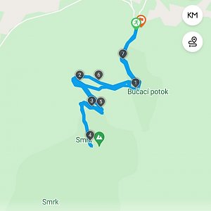 Dušan na vrcholu Smrk (21.2.2022 10:37)