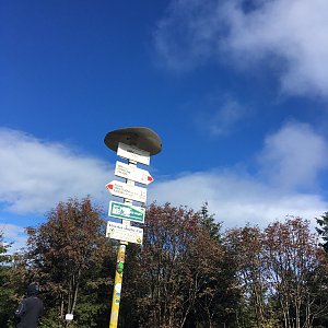 Jana Jedináková na vrcholu Smrk (28.9.2022 12:23)