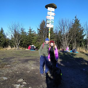 Ivana Urbánková na vrcholu Smrk (13.11.2022 12:34)