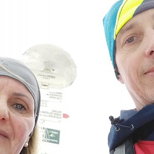 I+L Rajnochovi na vrcholu Smrk (1.2.2020 11:57)