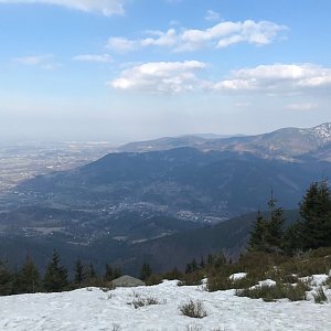 cadic na vrcholu Smrk (18.3.2020 14:45)