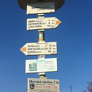 ZdenekCahlik na vrcholu Smrk (21.9.2018 15:02)
