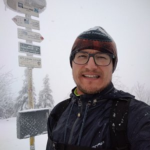 pa3k.soyka na vrcholu Smrk (6.1.2021 9:45)