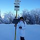 Jaroslava Bašová na vrcholu Smrk (10.1.2021 11:04)