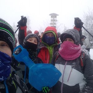 trefi.s na vrcholu Smrk (30.1.2021 13:30)