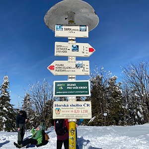 KamNaVylet na vrcholu Smrk (20.2.2021 12:34)