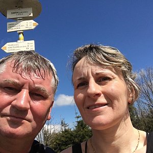 věrka na vrcholu Smrk (18.5.2019 10:30)