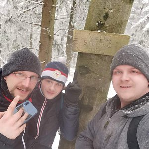 Lukáš, Vojta, a Martin Maupi Day na vrcholu Velká Stolová (19.1.2020 16:37)