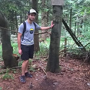 Jack Skurello na vrcholu Velká Stolová (16.6.2018 12:55)