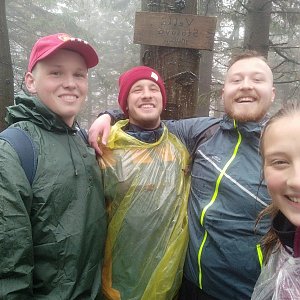 Michal Dimun na vrcholu Velká Stolová (14.5.2020 10:27)