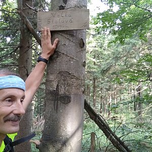 Jiří Sumbal na vrcholu Velká Stolová (18.8.2018 15:16)