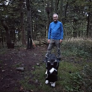 Joch a Dingo na vrcholu Velká Stolová (10.10.2020 18:12)