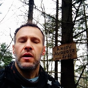 Standa na vrcholu Velká Stolová (14.11.2020 1:20)