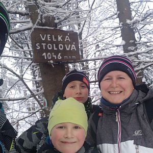 Kemo na vrcholu Velká Stolová (10.1.2021 11:40)