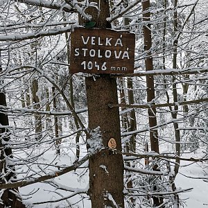 Radim Fcb na vrcholu Velká Stolová (10.1.2021 12:34)