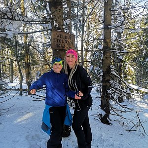 Karin na vrcholu Velká Stolová (20.2.2021 12:28)