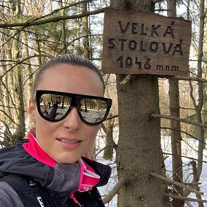 Vk1104 na vrcholu Velká Stolová (26.2.2021 12:41)