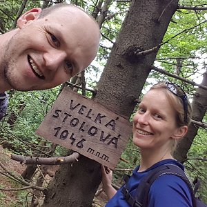 Jarda na vrcholu Velká Stolová (27.6.2021 14:41)