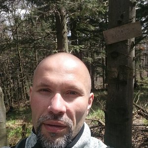 Pavel Krömer na vrcholu Velká Stolová (11.5.2019 12:22)
