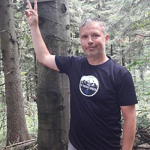 Laďa na vrcholu Velká Stolová (19.7.2019 12:49)