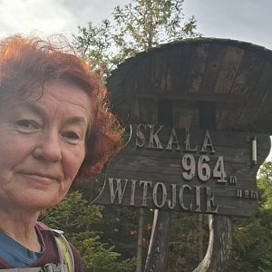 Horalka Anička on the summit of Rock (16.10.2022)