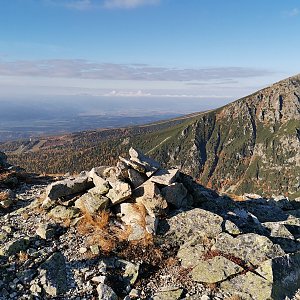 Šárka na vrcholu Zadná Ostrva (13.10.2022 10:17)