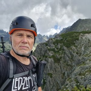 Rastislav Biarinec on the summit of Zadná Ostrva (25.7.2026 10:10)
