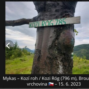 Mykas on the summit of Kozi Róg (15.6.2023 16:16)